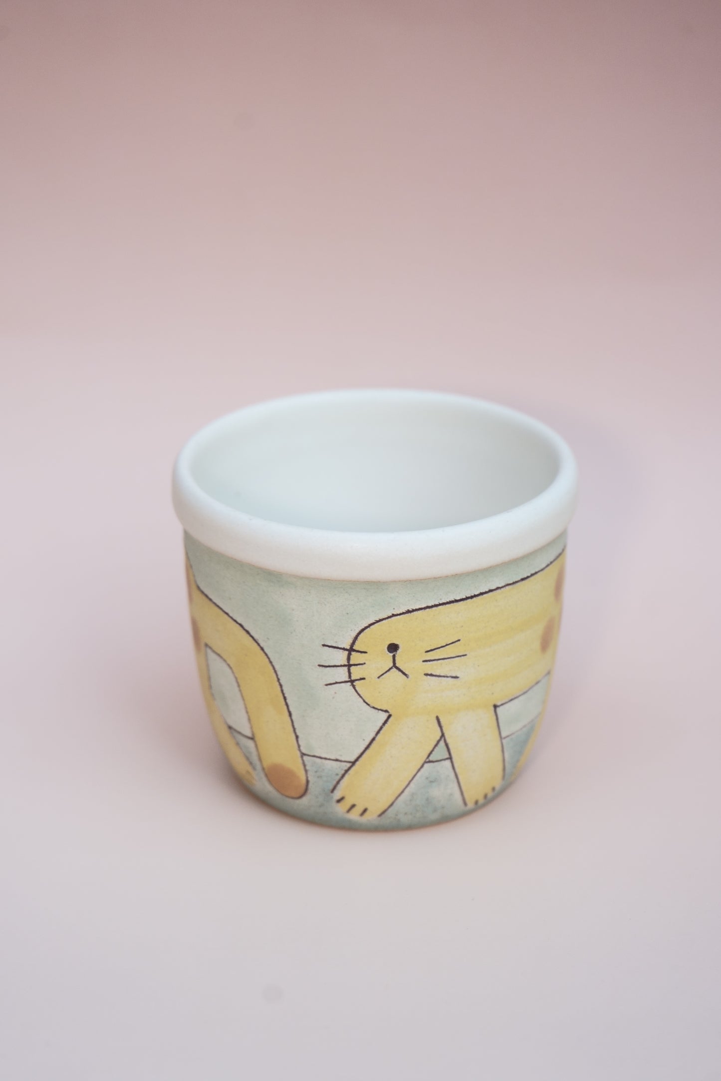 Cat Theme Coffee Cup, handmade, hand-pained, carved mug, holiday gift, Coffee tea lovers, kitchen gift, handmade housewarming gift