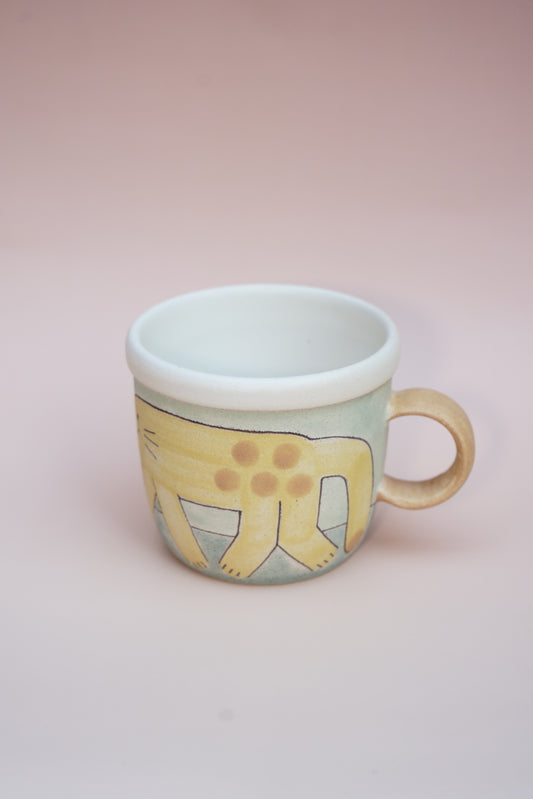 Cat Theme Coffee Cup, handmade, hand-pained, carved mug, holiday gift, Coffee tea lovers, kitchen gift, handmade housewarming gift